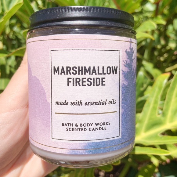 BBW marshmallow Fireside single wick candle - Picture 6 of 6